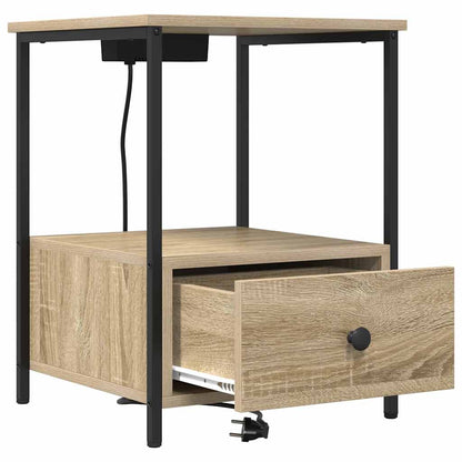 Nattbordskap Sonoma eik 42 x 41 x 56 cm Konstruert tre