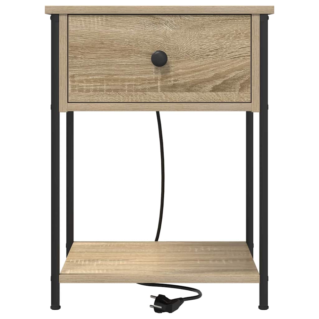 Nattbordskap Sonoma eik 42 x 41 x 56 cm Konstruert tre