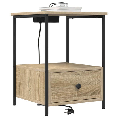 Nattbordskap Sonoma eik 42 x 41 x 56 cm Konstruert tre