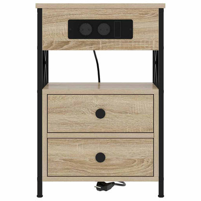 Nattbord Sengbord Sonoma Eik 40 x 31 x 60 cm