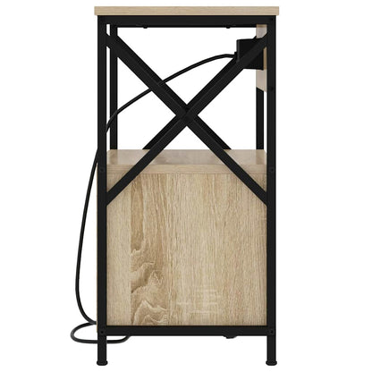 Nattbord Sengbord Sonoma Eik 40 x 31 x 60 cm