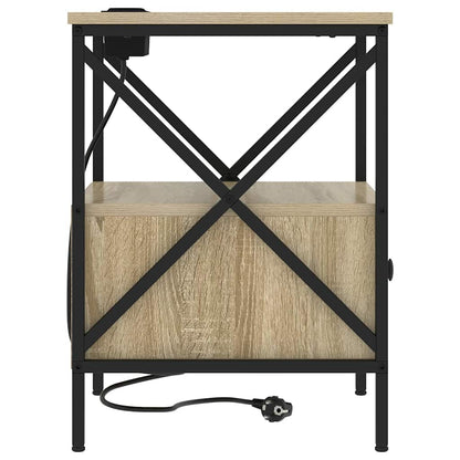 Nattbord Sengbord Sonoma Eik 41.5 x 40.5 x 55 cm