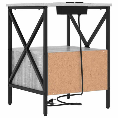 Nattbord Sengbord Sonoma Grå 41.5 x 40.5 x 55 cm