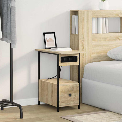 Nattbord Sengbord Sonoma Eik 60 x 30 x 61 cm