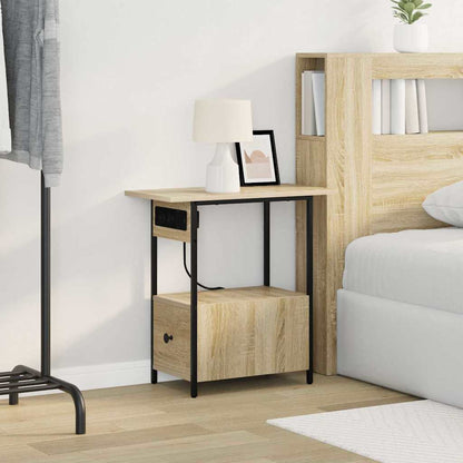 Nattbord Sengbord Sonoma Eik 60 x 30 x 61 cm
