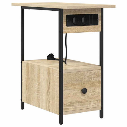 Nattbord Sengbord Sonoma Eik 60 x 30 x 61 cm