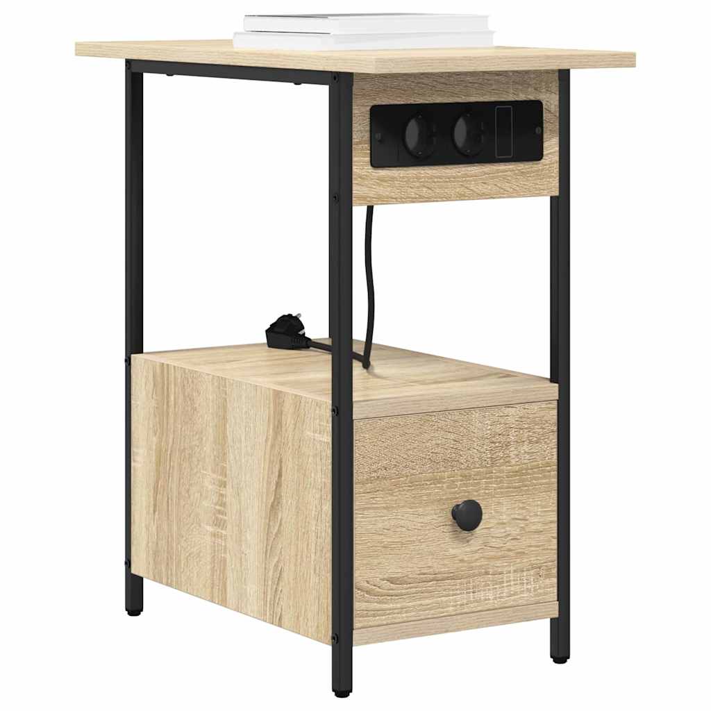 Nattbord Sengbord Sonoma Eik 60 x 30 x 61 cm