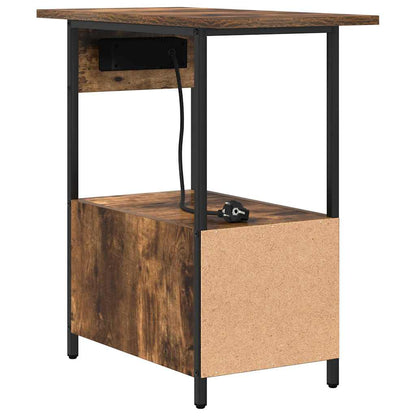 Nattbord Sengbord Røkt Eik 60 x 30 x 61 cm