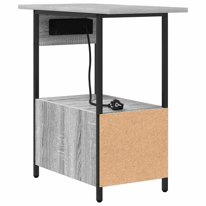 Nattbord Sengbord Sonoma Grå 60 x 30 x 61 cm