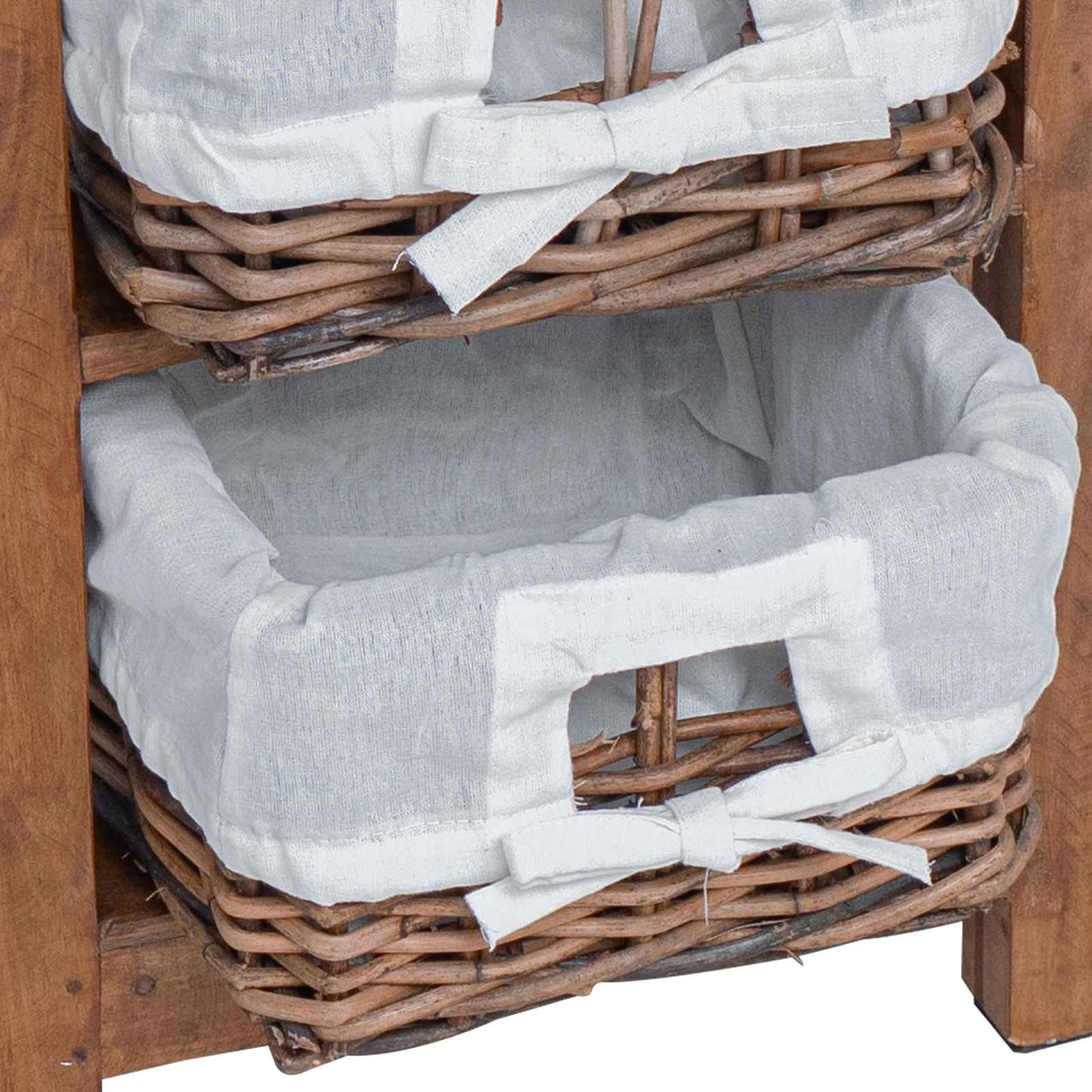Sidetabell Brun 38 x 28 x 50 cm Massivt mahognitre