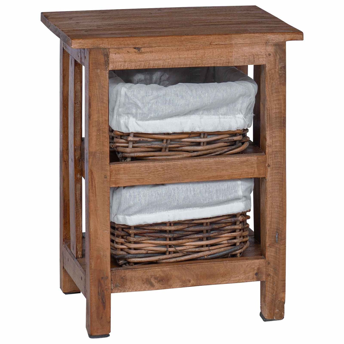 Sidetabell Brun 38 x 28 x 50 cm Massivt mahognitre