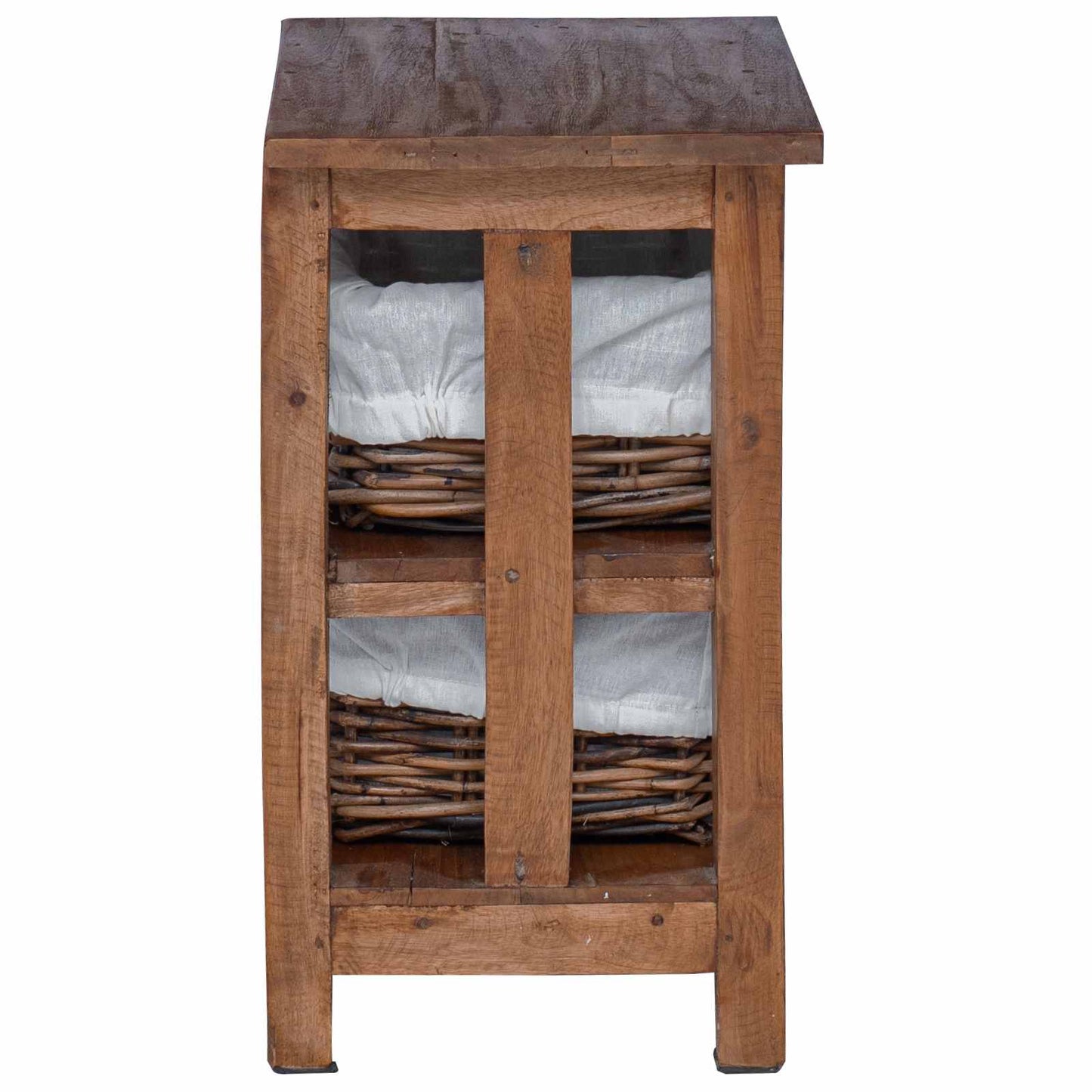 Sidetabell Brun 38 x 28 x 50 cm Massivt mahognitre