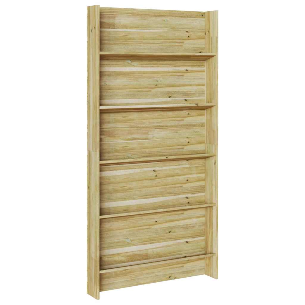 Planteskuffer med hylle Brun 90 x 15 x 180 cm Impregnert furu