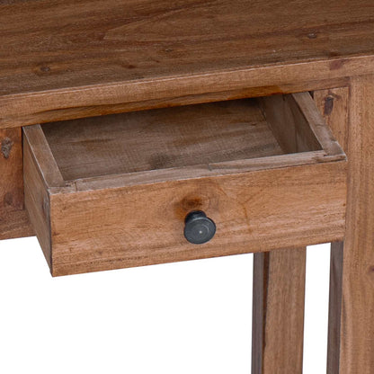 Planteholder med skuff Brun 34 x 25 x 52 cm Mahogni Tre