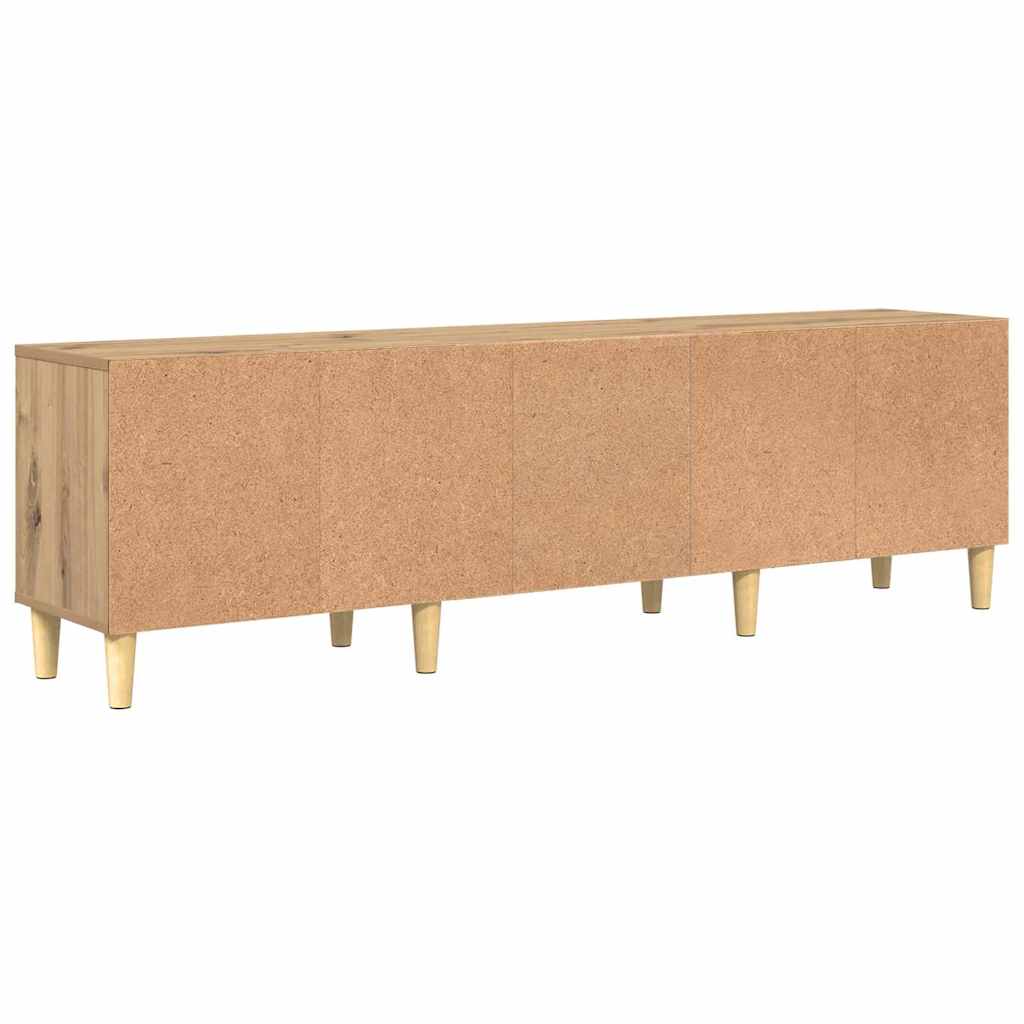 TV-Møbel Artisan Eik TV-skap med skuff med hylle med lagring 150 x 30 x 45 cm