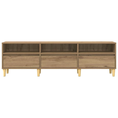 TV-Møbel Artisan Eik TV-skap med skuff med hylle med lagring 150 x 30 x 45 cm