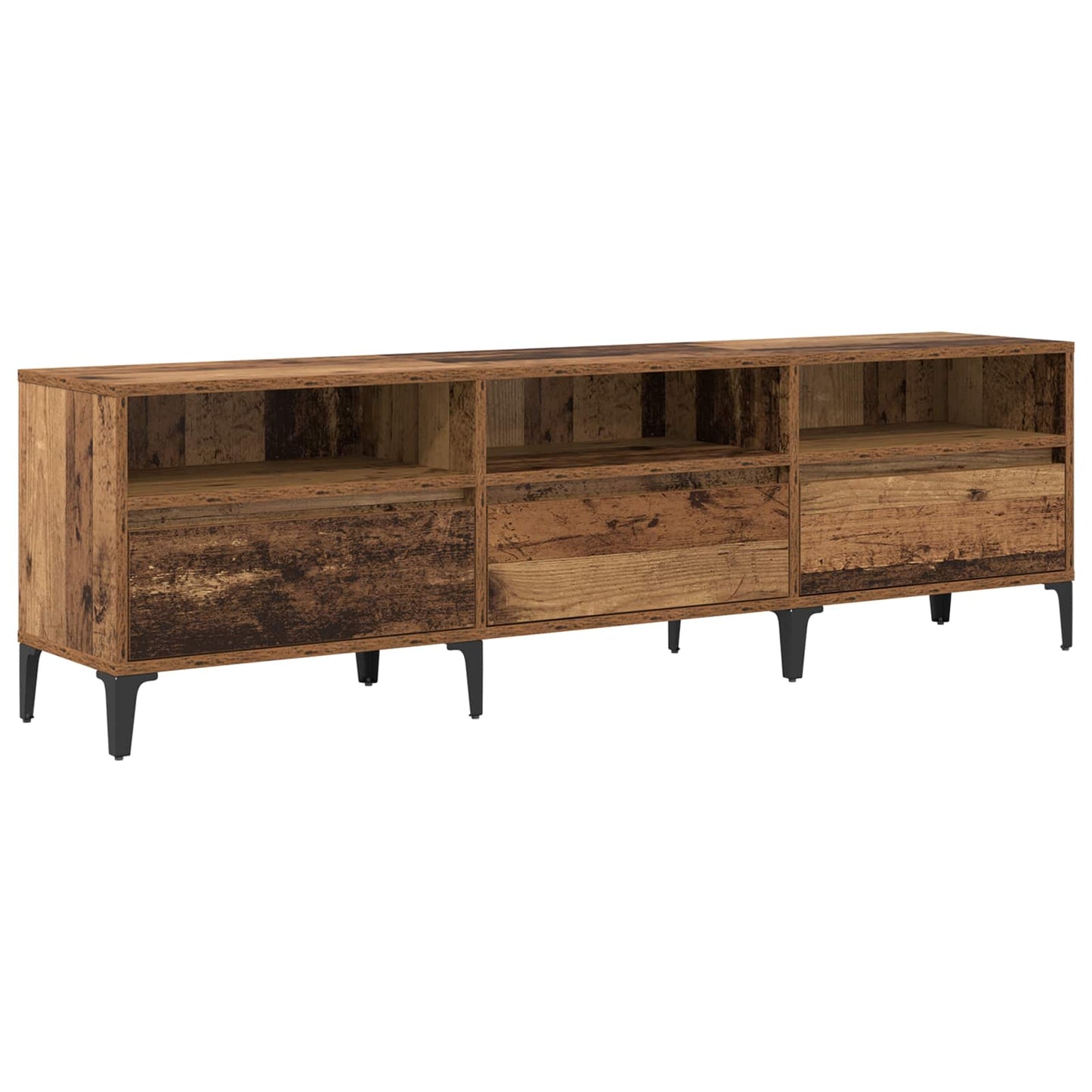 TV-skap Gamle tre 150 x 30 x 45 cm Ingeniørtre og jern