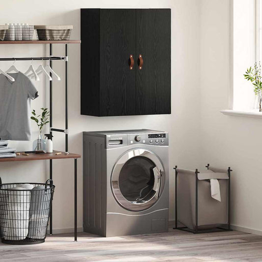 Veggskap Svart Eik 69,5 x 34 x 90 cm