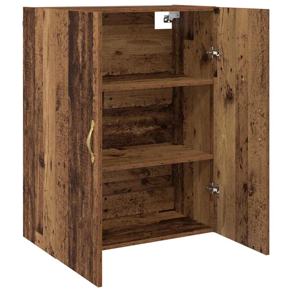 Veggskap Gammelt tre 69.5 x 34 x 90 cm Konstruert tre