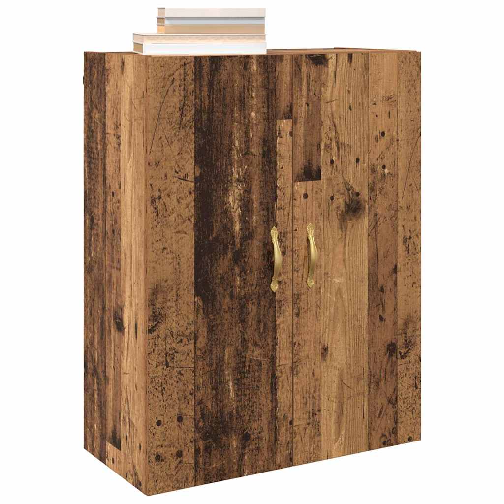 Veggskap Gammelt tre 69.5 x 34 x 90 cm Konstruert tre