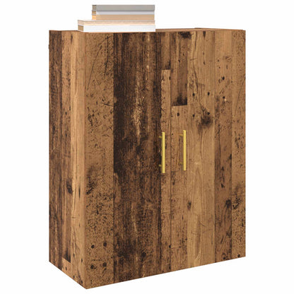 Veggskap Gammelt tre 69,5 x 34 x 90 cm Konstruert tre