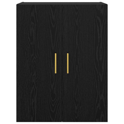 Veggskap Svart Eik 69,5 x 34 x 90 cm