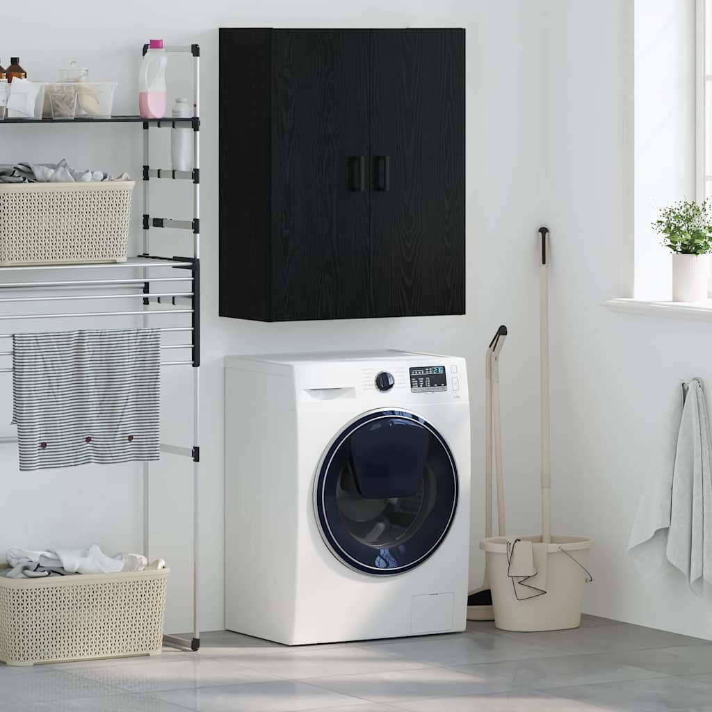 Veggskap Svart Eik 69,5 x 34 x 90 cm