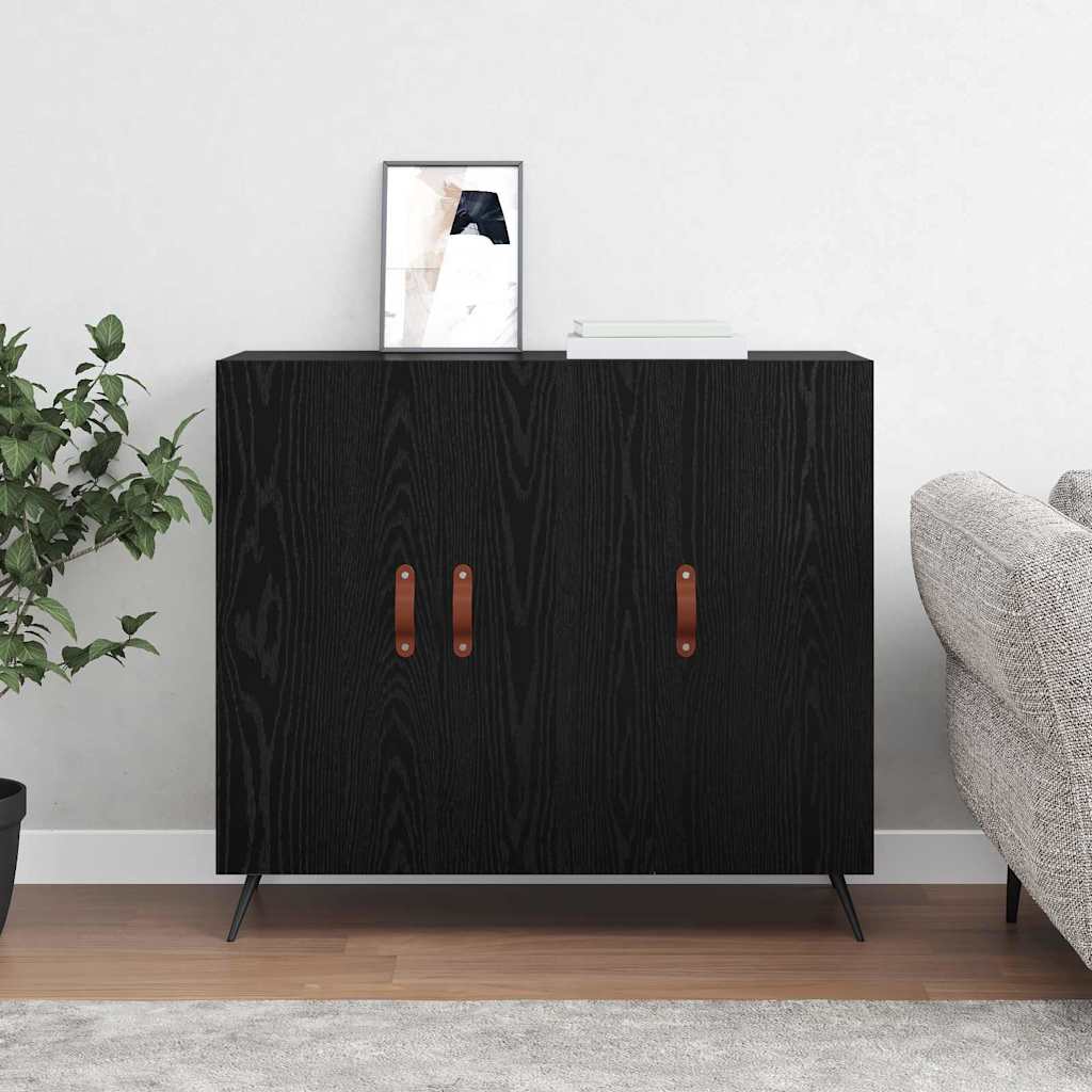 Skjenk Svart 90 x 34 x 80 cm