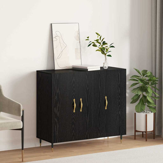 Skjenk Svart 90 x 34 x 80 cm