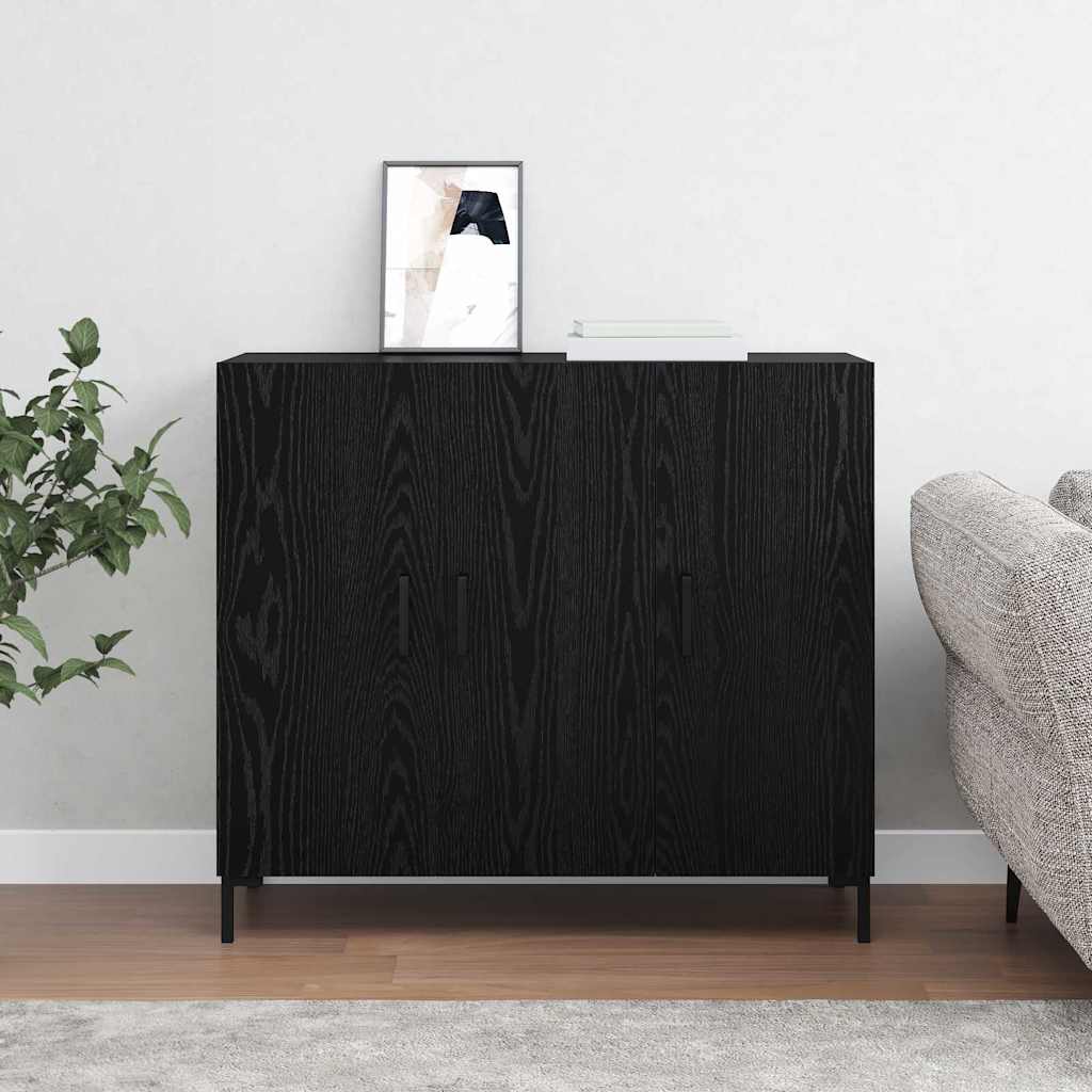 Skjenk Svart 90 x 34 x 80 cm