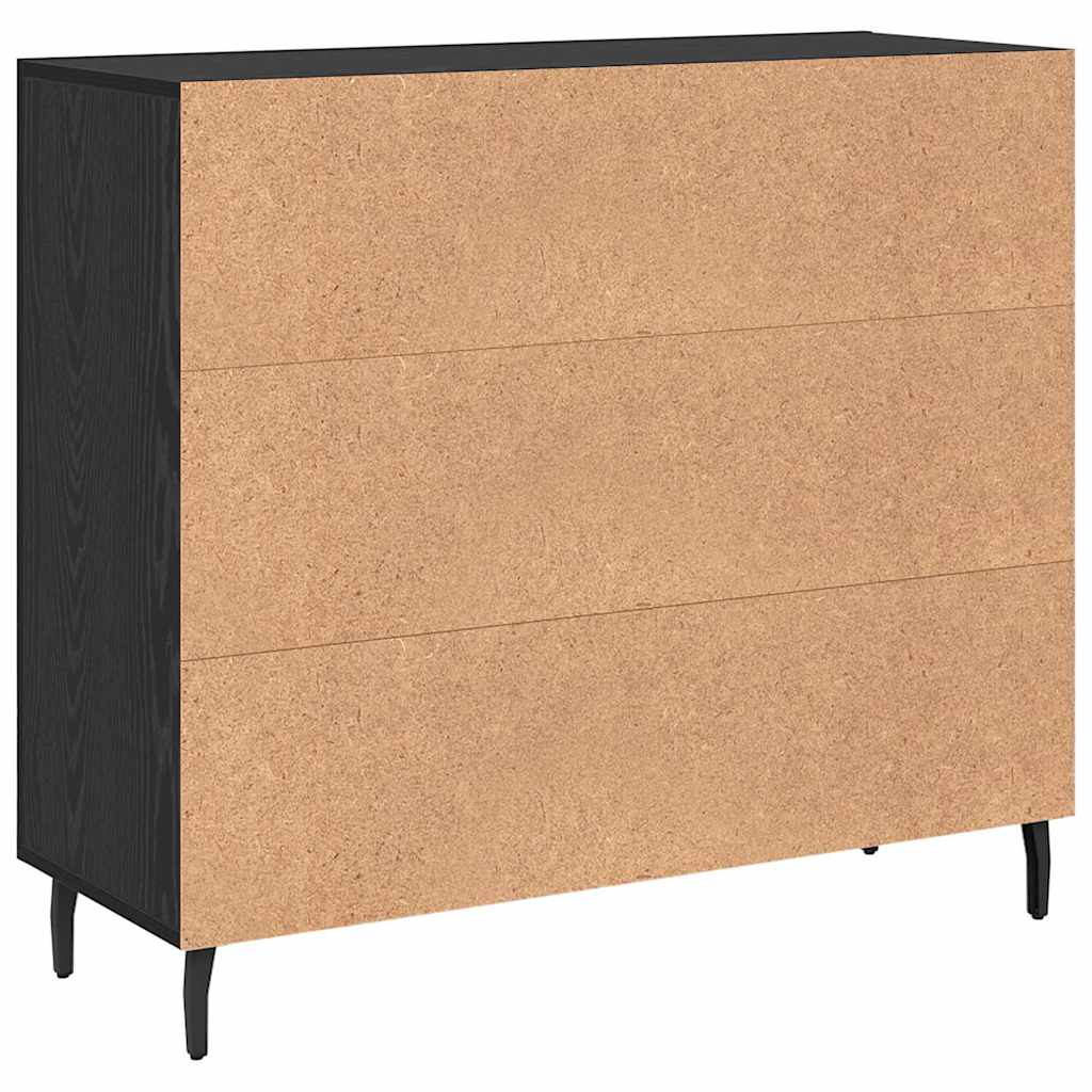 Skjenk Svart 90 x 34 x 80 cm