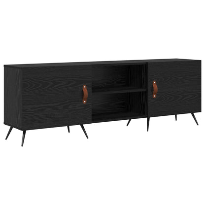 TV-skap Svart eik 150 x 30 x 50 cm Konstruert tre