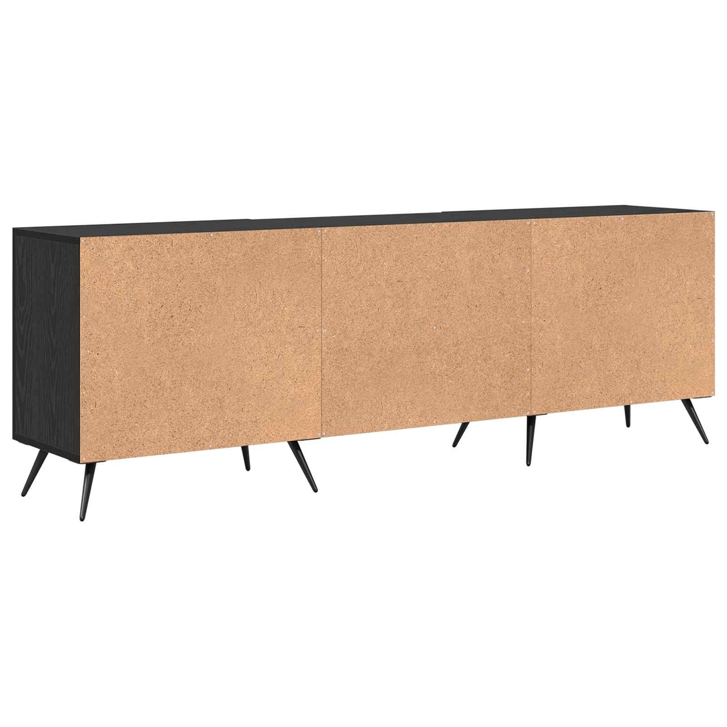 TV-skap Svart eik 150 x 30 x 50 cm Konstruert tre
