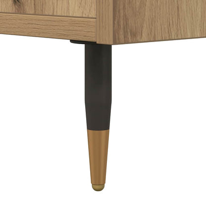 TV-Møbel Artisan Eik TV-skap med hylle med lagring med dør 150 x 30 x 50 cm