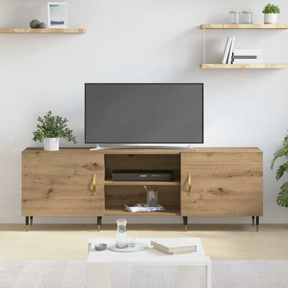 TV-Møbel Artisan Eik TV-skap med hylle med lagring med dør 150 x 30 x 50 cm