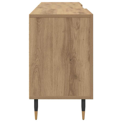 TV-Møbel Artisan Eik TV-skap med hylle med lagring med dør 150 x 30 x 50 cm