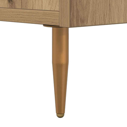 TV-Møbel Artisan Eik TV-skap med hylle med lagring med dør 150 x 30 x 50 cm