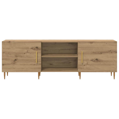 TV-Møbel Artisan Eik TV-skap med hylle med lagring med dør 150 x 30 x 50 cm