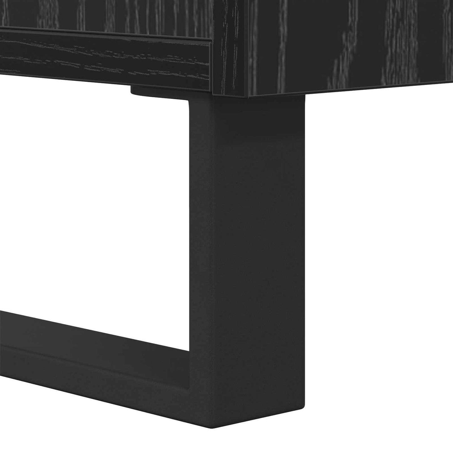 TV-skap Svart Eik 150 x 30 x 50 cm Konstruert tre