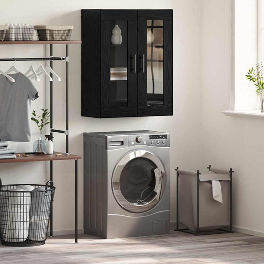 Veggskap Svart Eik 69.5 x 34 x 90 cm