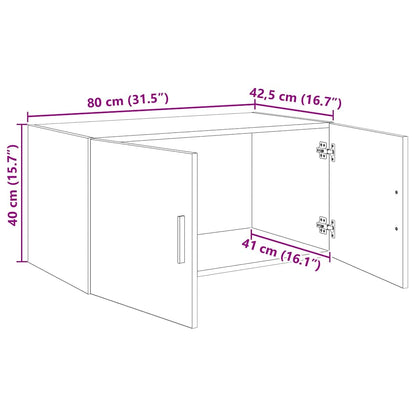 Veggskap Gammelt tre 80 x 42.5 x 40 cm Konstruert tre