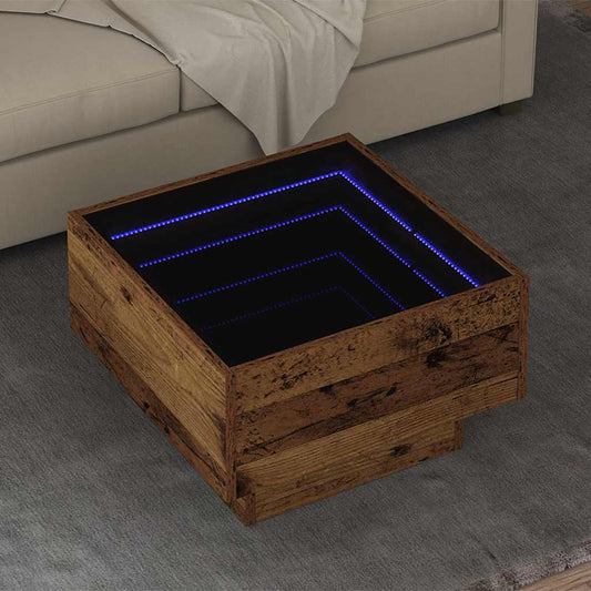 Salongbord Sofabord Gammelt Tre 50 x 50 x 30 cm