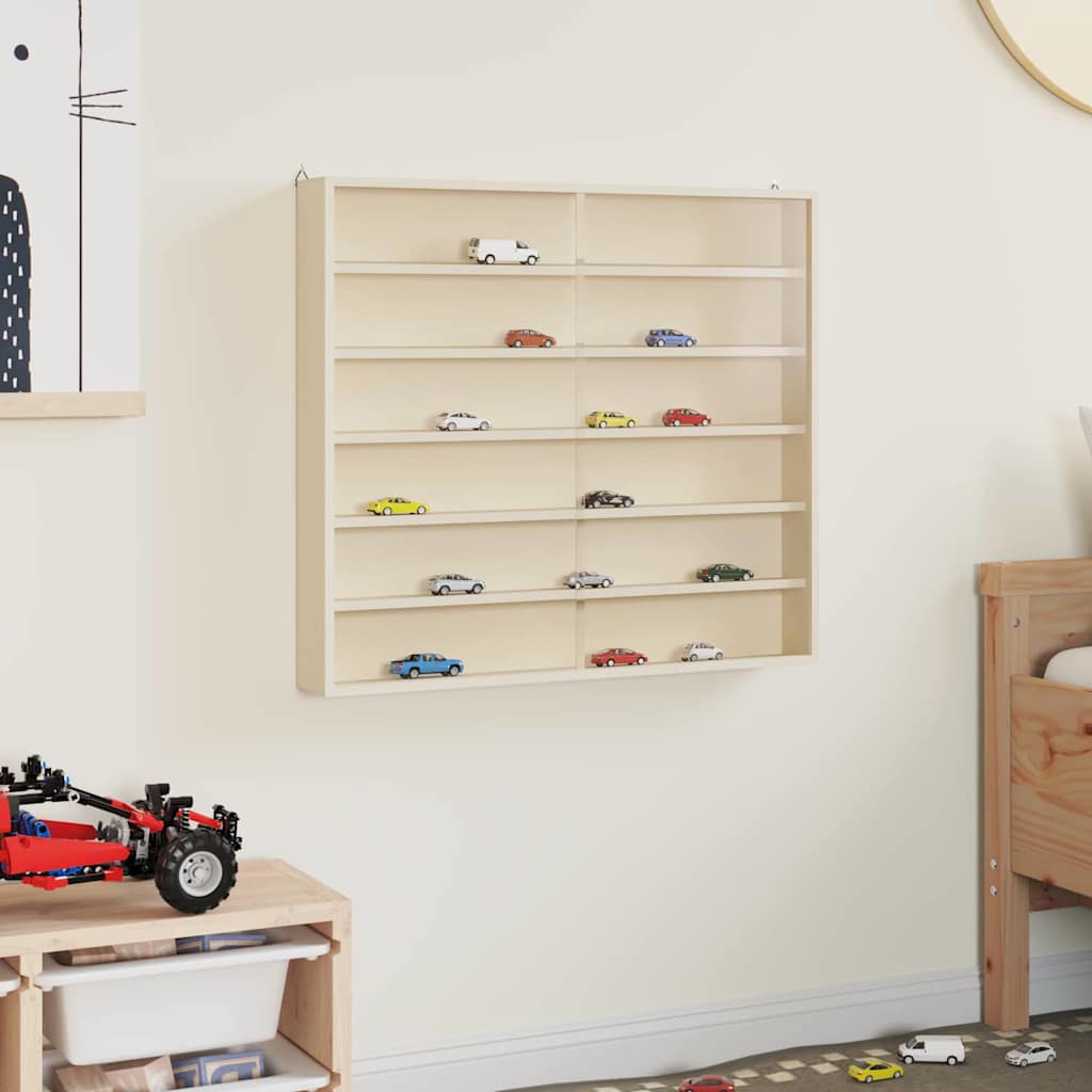 Vegghylle Tre samlereutstilling utstillingsboks 60 x 8,5 x 54 cm