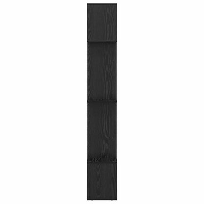 Bokhylle Svart Eik 92 x 29 x 188 cm