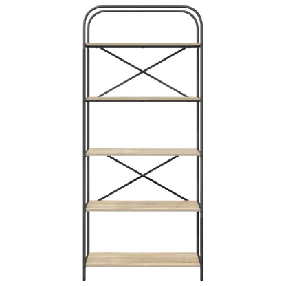 Bokhylle Sonoma eik 80 x 30 x 183 cm Konstruert tre