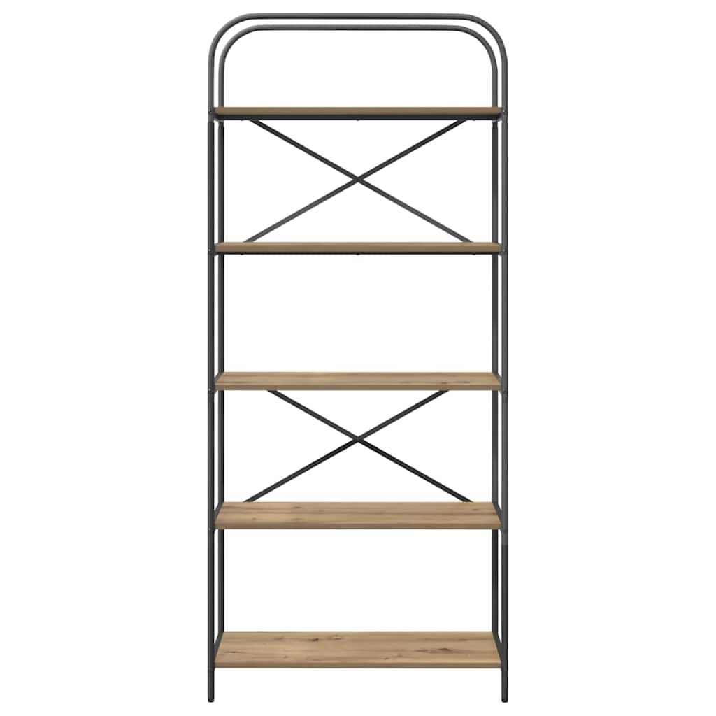Bokhylle artisan eik 80 x 30 x 183 cm Konstruert tre