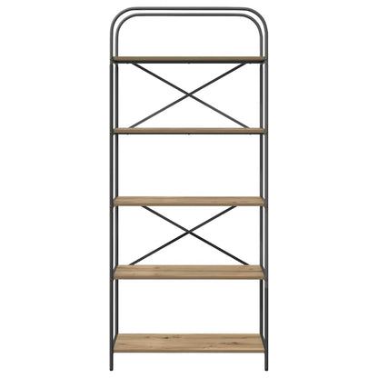 Bokhylle artisan eik 80 x 30 x 183 cm Konstruert tre