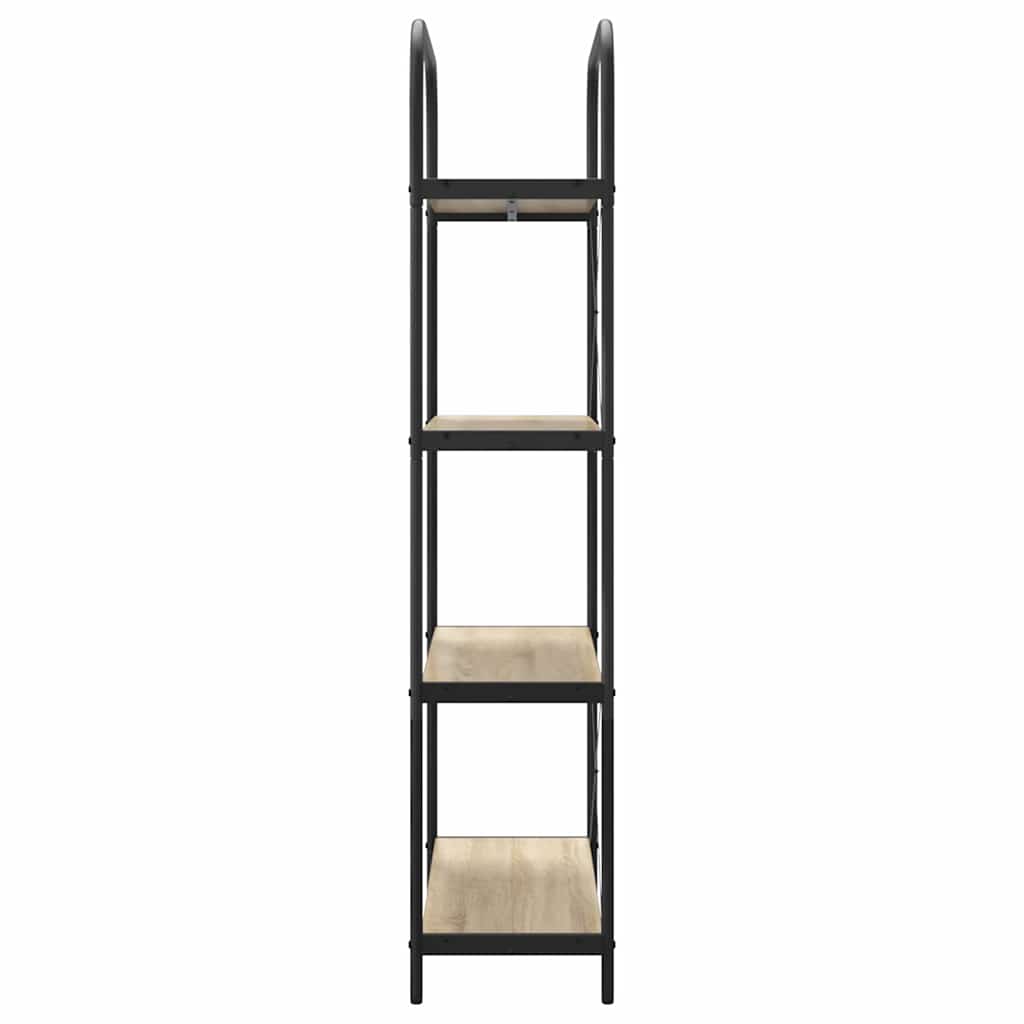 Bokhylle Sonoma eik 80 x 30 x 146 cm Konstruert tre
