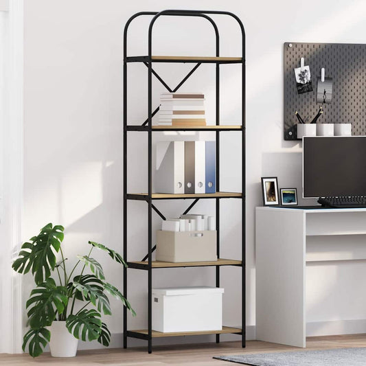 Bokhylle Sonoma eik 60 x 30 x 183 cm Konstruert tre