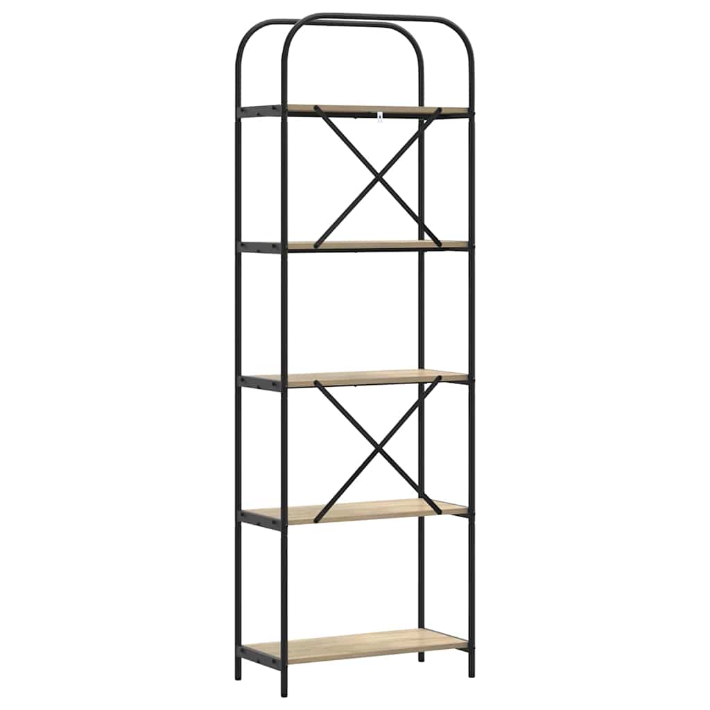 Bokhylle Sonoma eik 60 x 30 x 183 cm Konstruert tre